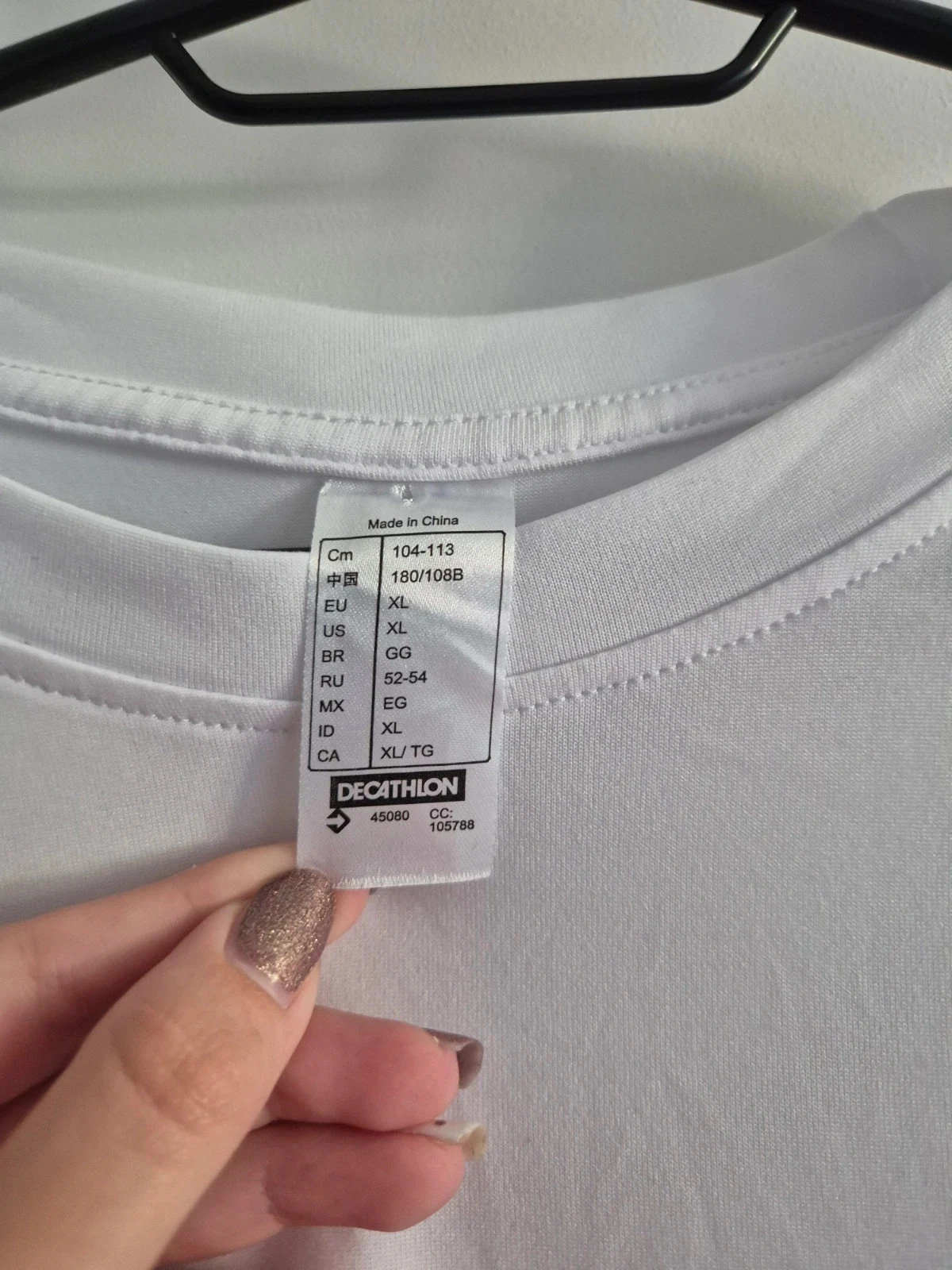 T-shirt blanc imprimé basket Tarmak décathlon XL – photo 4